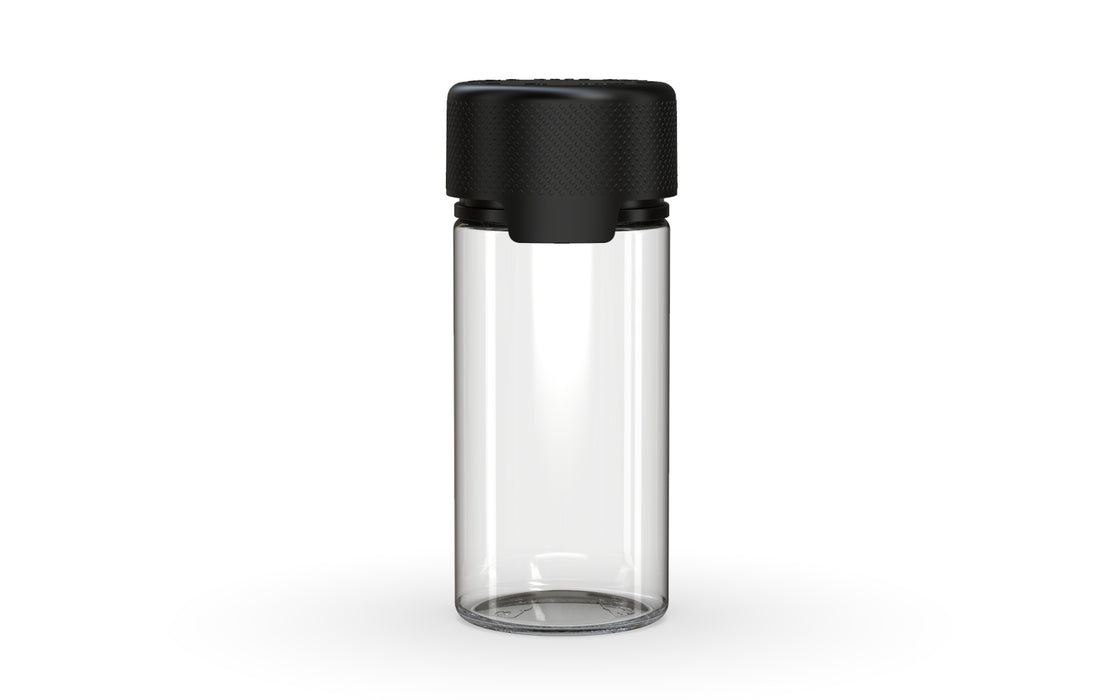 Chubby Gorilla - 100ML Aviator Bottle - Clear Natural Bottle / Opaque Black Cap