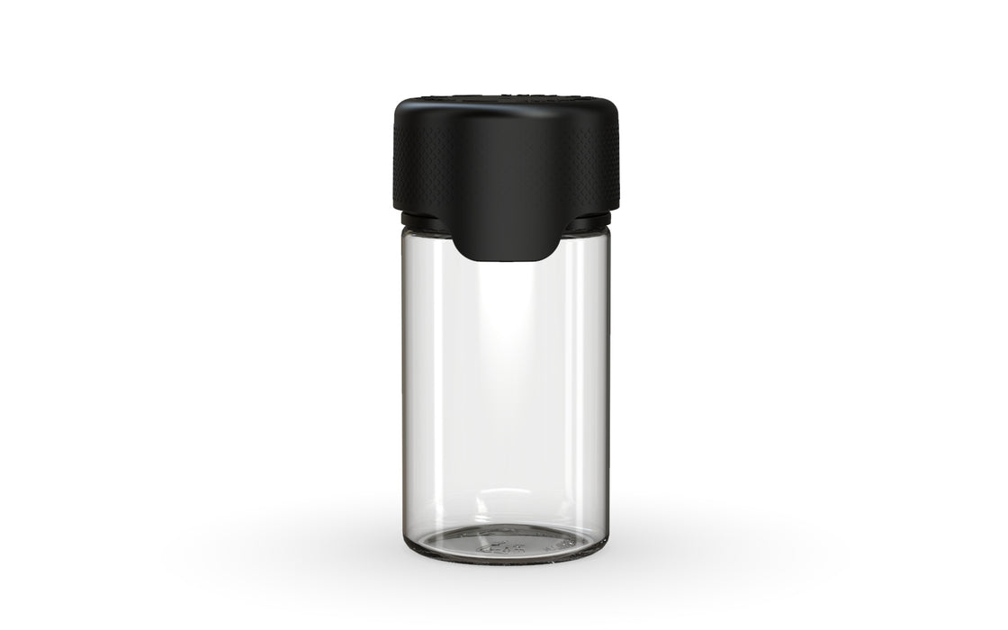 Chubby Gorilla - 60ML Aviator Mini Bottle - Clear Natural Bottle / Opaque Black Cap