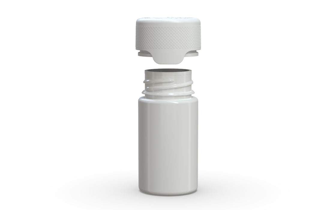Chubby Gorilla - 60ML Mini Aviator Bottle - Opaque White Bottle / Opaque White Cap