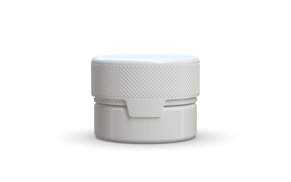 30CC/1FL.OZ/30ML Aviator CR - Container With Inner Seal & Tamper - Opaque White With Opaque White