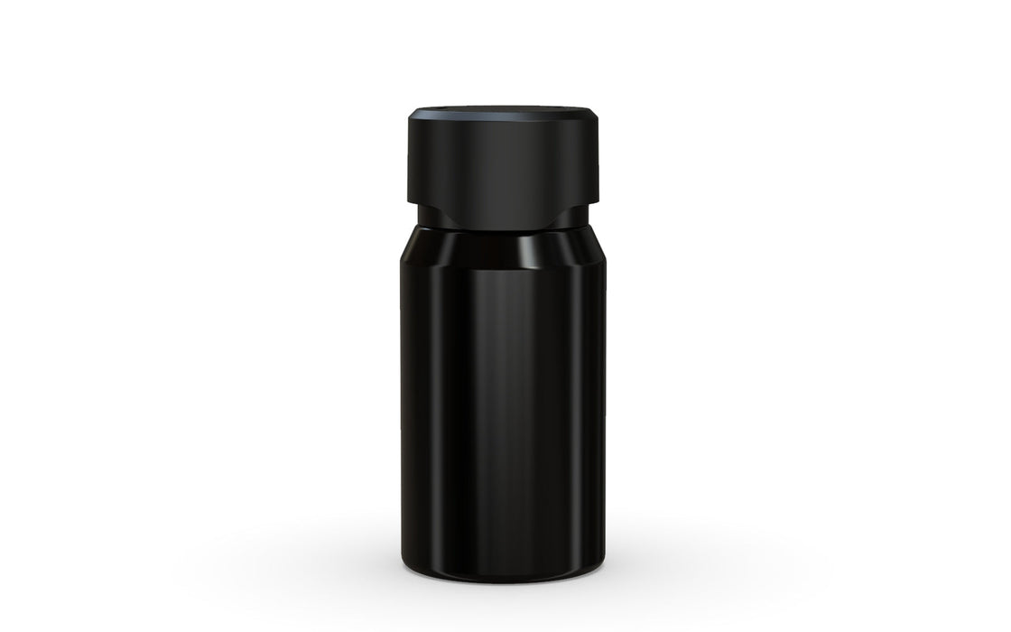 Chubby Gorilla Aviator Shot Bottle 60ml Mini - Black bottle & Black Cap