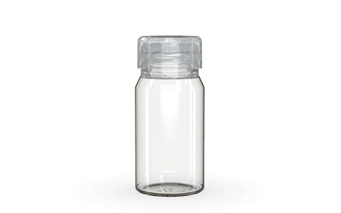 Chubby Gorilla Aviator Shot Bottle 60ml Mini - Clear bottle & Clear Cap