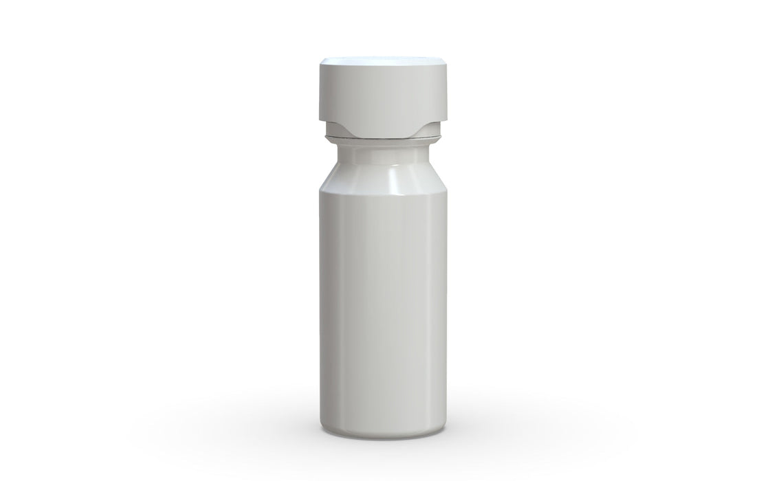Chubby Gorilla Aviator Shot Bottle 60ml - White bottle & White Cap