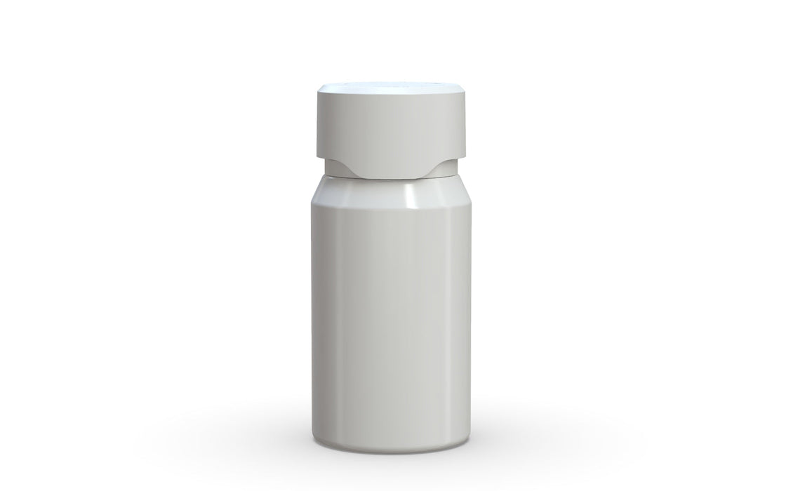 Chubby Gorilla Aviator Shot Bottle 60ml Mini - White bottle & White Cap