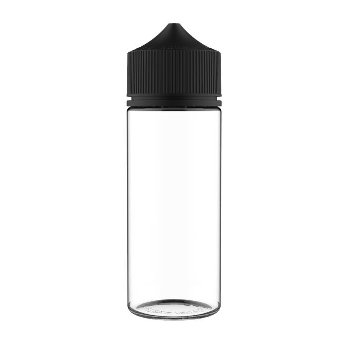 Chubby Gorilla - 120ML Unicorn Bottle - Clear Bottle / Black Cap - V3 - Copackr.com