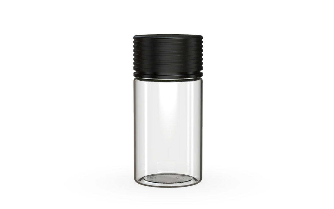 Chubby Gorilla - 60ML Mini Spiral Bottle - Clear Natural Bottle / Opaque Black Cap