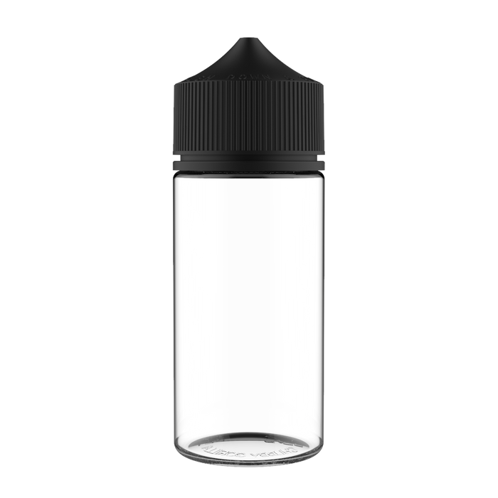 Chubby Gorilla - 100ML Unicorn Bottle - Clear Bottle / Black Cap - V3 - Copackr.com