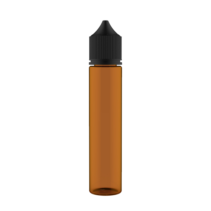 Chubby Gorilla - 75ML Unicorn Bottle - Amber Bottle / Black Cap - V3 - Copackr.com