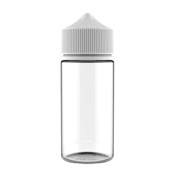 Chubby Gorilla Chubby Gorilla - 100ML Unicorn Bottle - Clear Bottle / White Cap - V3