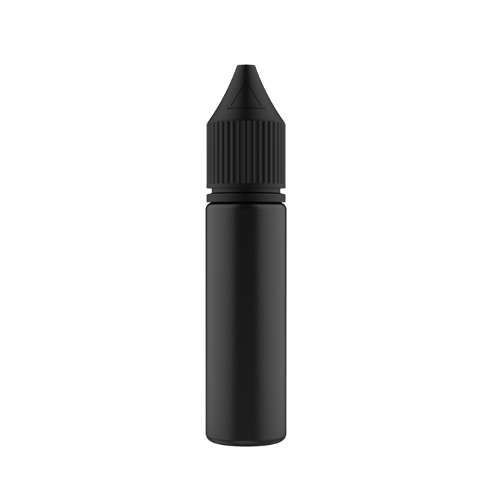 Chubby Gorilla - 20ML Unicorn Bottle - Solid Black Bottle / Black Cap - V3 - Copackr.com