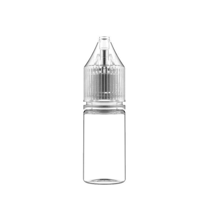Chubby Gorilla 100-PACK Soft Squeeze PET 10 ml Unterschrift Unicorn E-Liquid-Flaschen(Klar w/Klare Kappe)