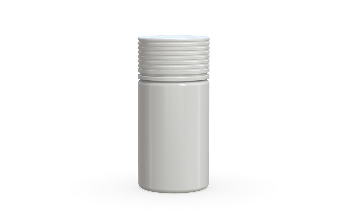 Chubby Gorilla - Mini bottiglia Spiral da 60ML - Bottiglia bianca opaca / Tappo bianco opaco
