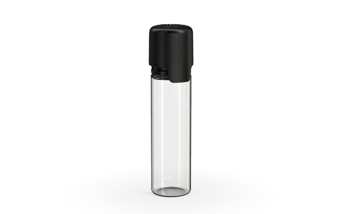 Chubby Gorilla - 20ML Aviator Bottle - Clear Natural Bottle / Opaque Black Cap
