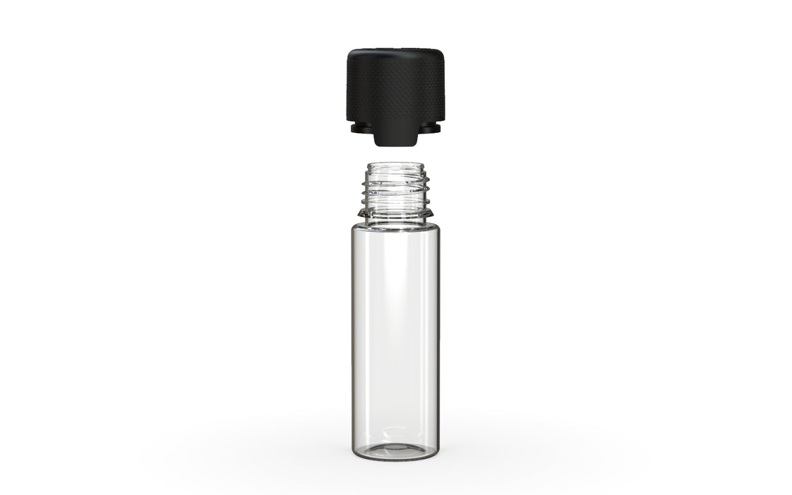 Chubby Gorilla - 50ML Aviator Bottle - Clear Natural Bottle / Opaque Black Cap