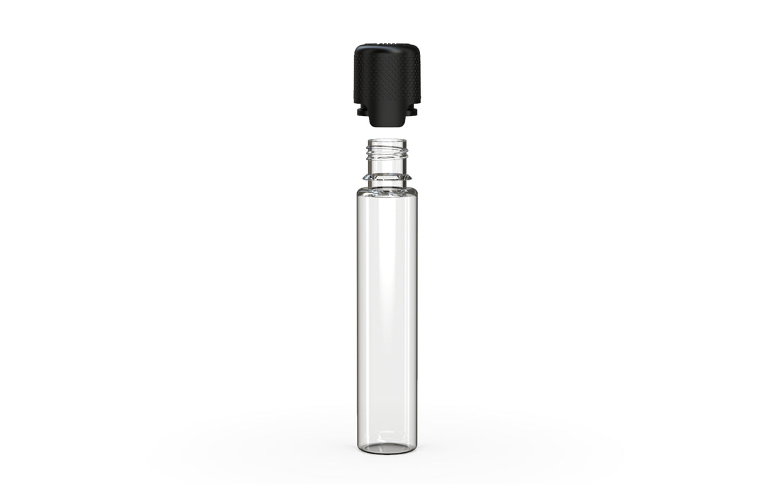 Chubby Gorilla - 30ML Aviator Bottle - Clear Natural Bottle / Opaque Black Cap