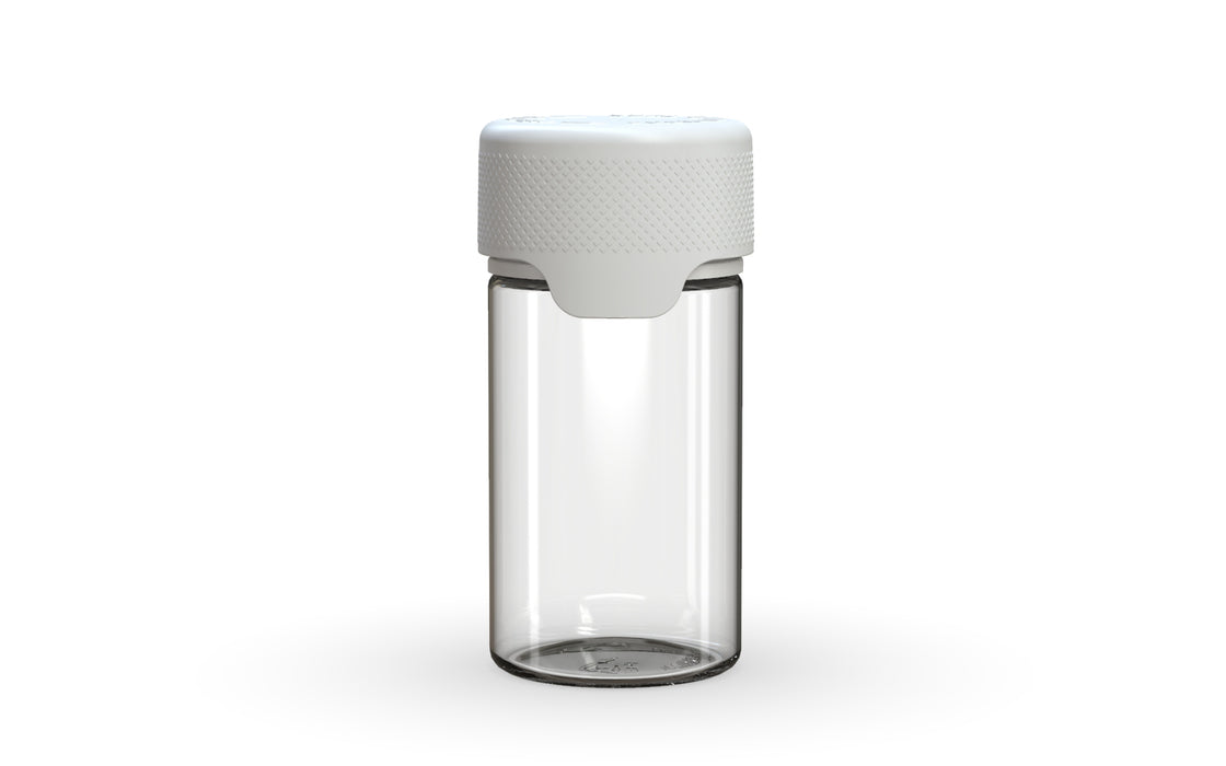 Chubby Gorilla - 60ML Mini Aviator Bottle - Clear Natural Bottle / Opaque White Cap