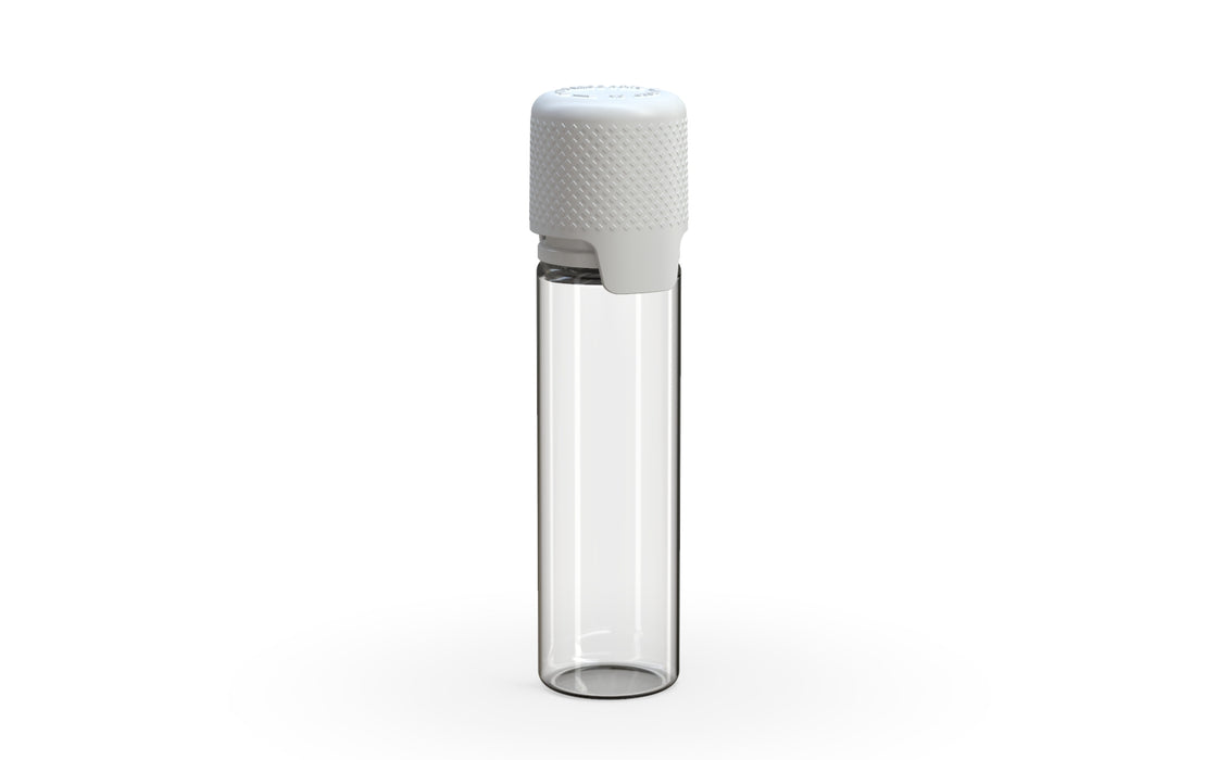 Chubby Gorilla - 20ML Aviator Bottle - Clear Natural Bottle / Opaque White Cap