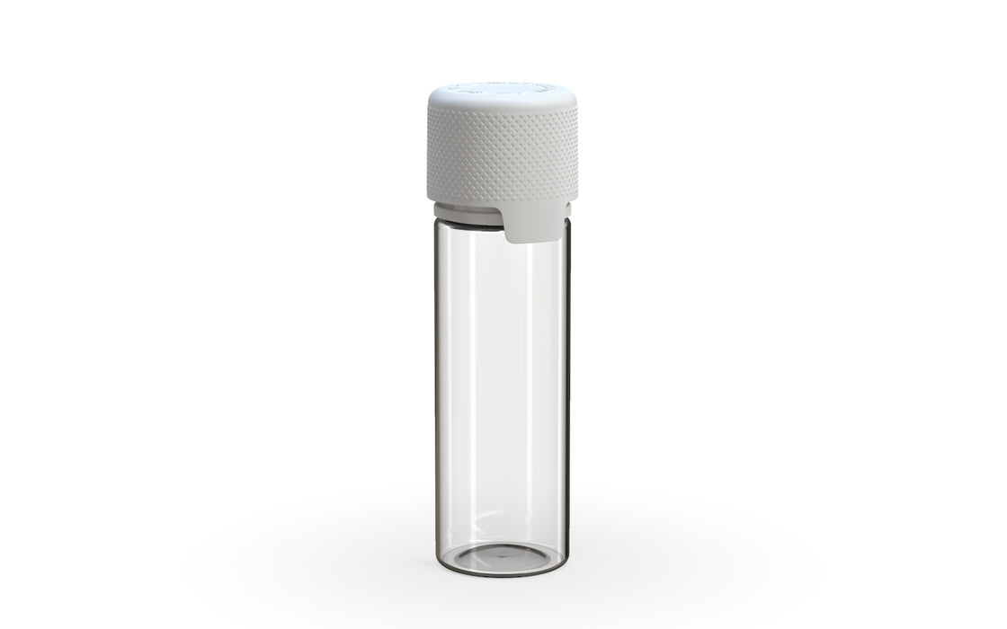 Chubby Gorilla - 50ML Aviator Bottle - Clear Natural Bottle / Opaque White Cap