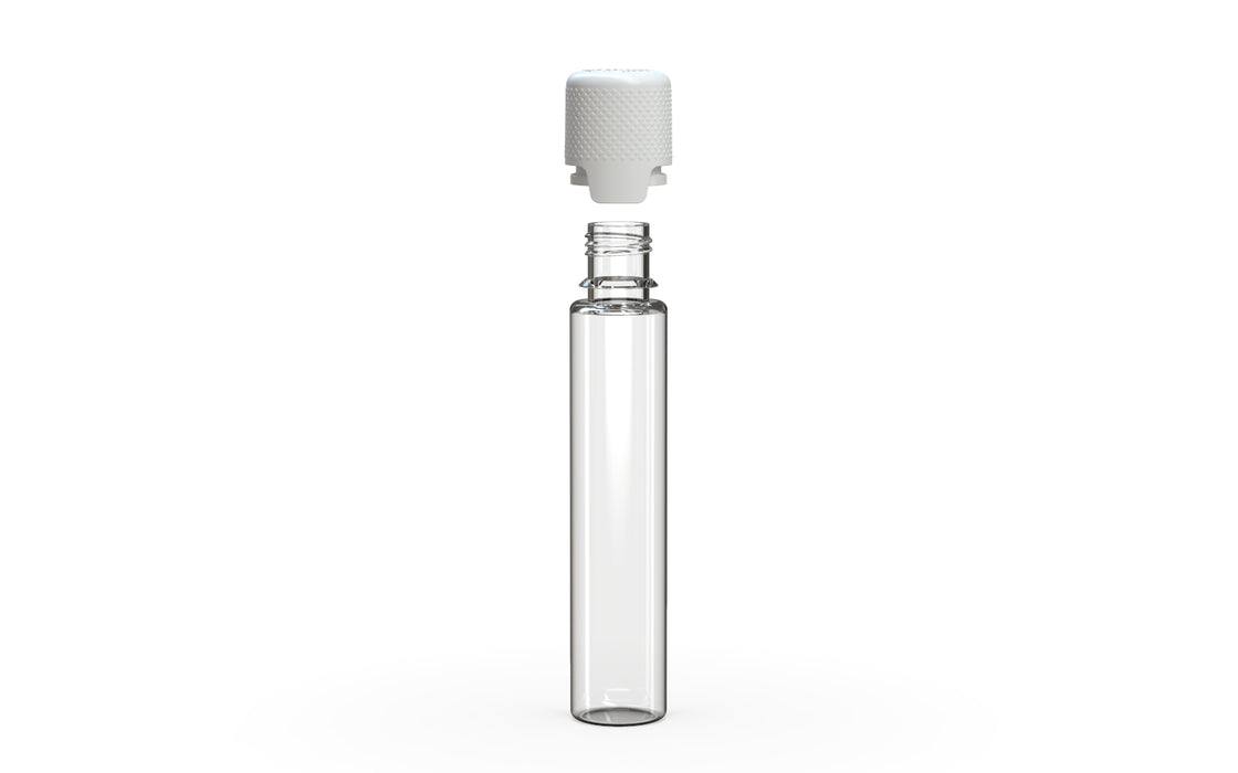 Chubby Gorilla - 30ML Aviator Bottle - Clear Natural Bottle / Opaque White Cap