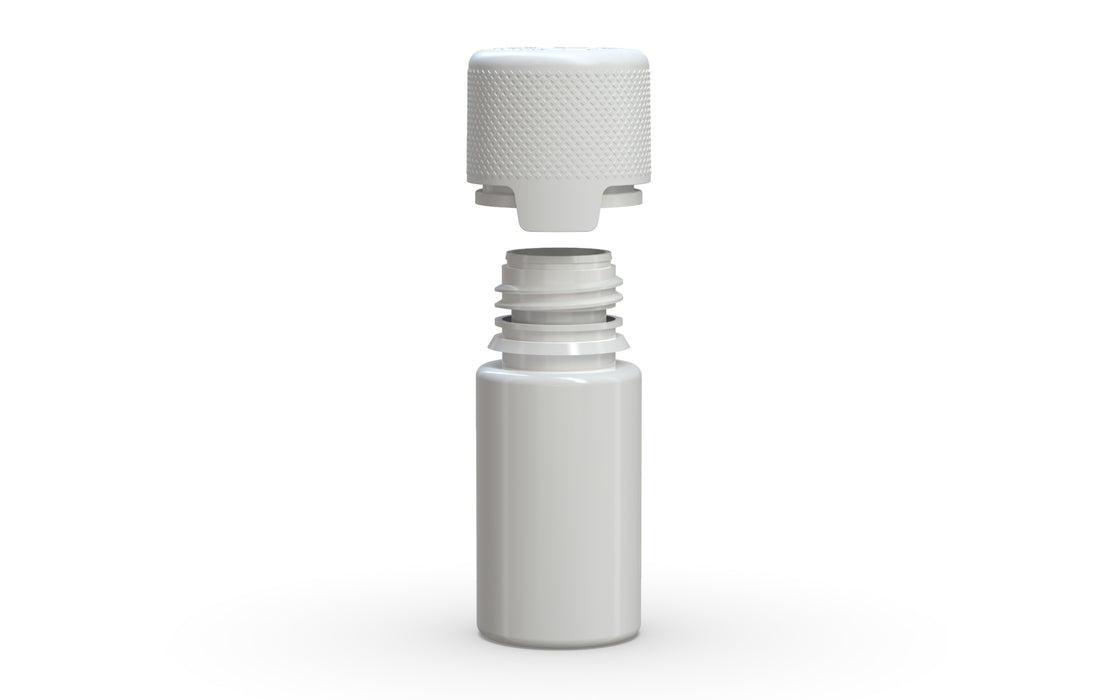 Chubby Gorilla - 30ML Stubby Aviator Bottle - Opaque White Bottle / Opaque White Cap