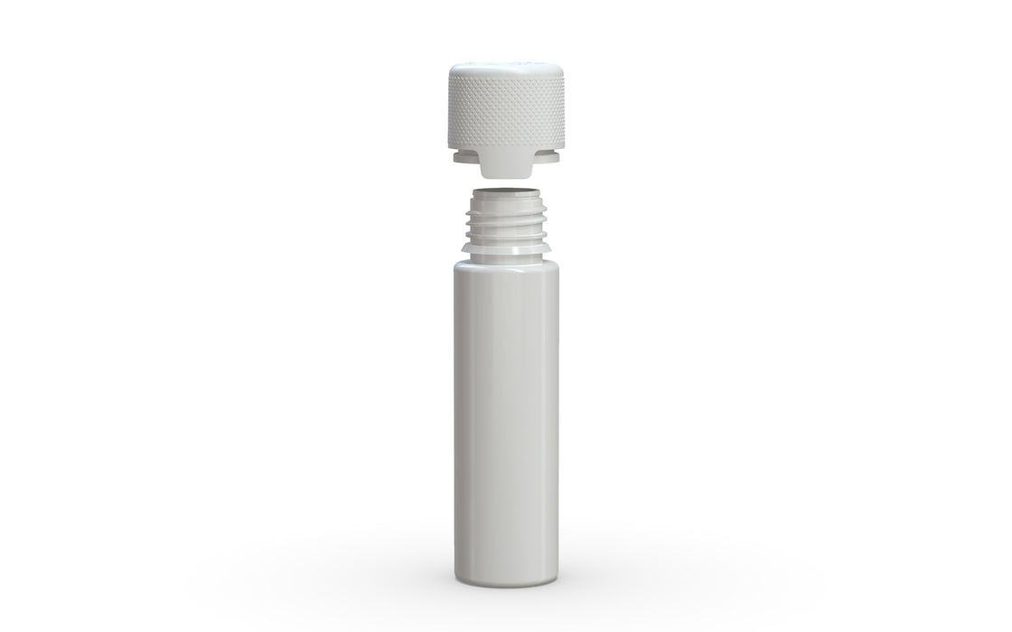 Chubby Gorilla - 60ML Aviator Bottle - Opaque White Bottle / Opaque White Cap