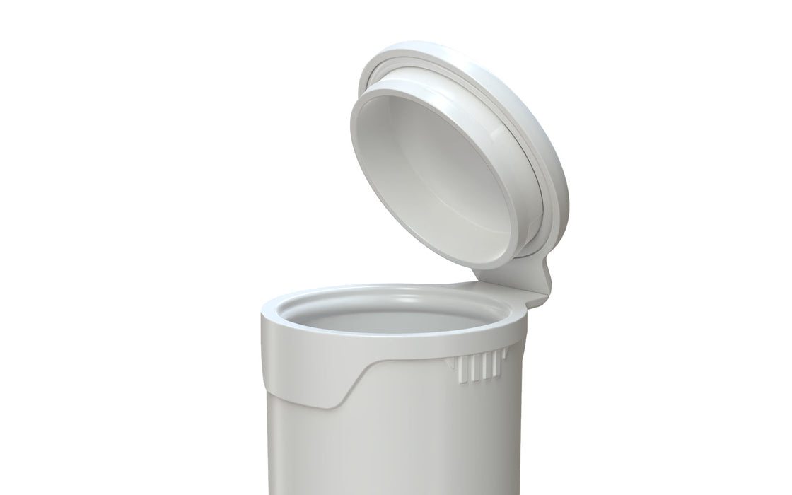 Chubby Gorilla Aviator CR - Popcap Tube 78mm - Opaque White With Opaque White Lid