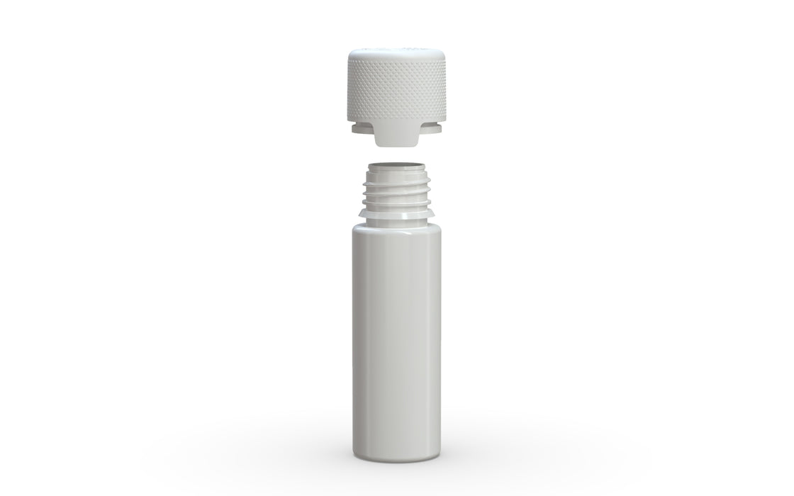 Chubby Gorilla - 50ML Aviator Bottle - Opaque White Bottle / Opaque White Cap