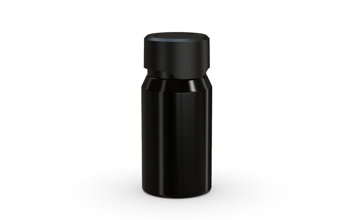 Chubby Gorilla Aviator Shot Bottle 60ml Mini - Black bottle & Black Cap