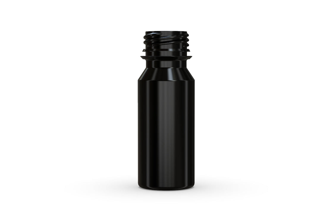 Chubby Gorilla Aviator Shot Bottle 60ml - Black bottle & Black Cap