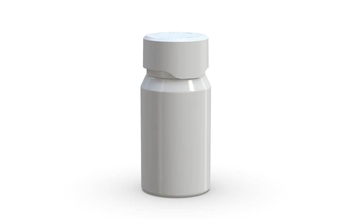 Chubby Gorilla Aviator Shot Bottle 60ml Mini - White bottle & White Cap