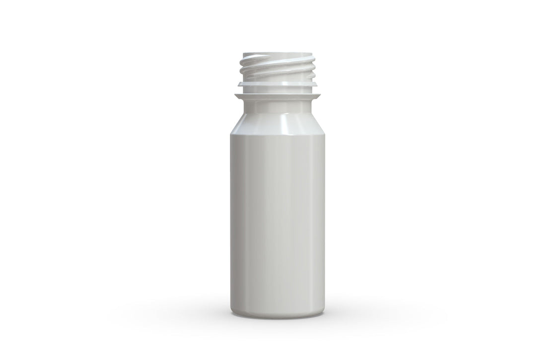 Chubby Gorilla Aviator Shot Bottle 60ml - White bottle & White Cap