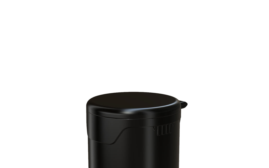 Chubby Gorilla Aviator CR - Popcap Tube 98mm - Opaque Black With Opaque Black Lid