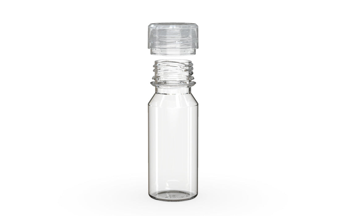 Chubby Gorilla Aviator Shot Bottle 60ml - Clear bottle & Clear Cap