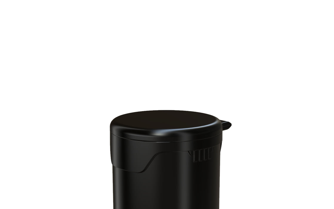 Chubby Gorilla Aviator CR - Popcap Tube 78mm - Opaque Black With Opaque Black Lid