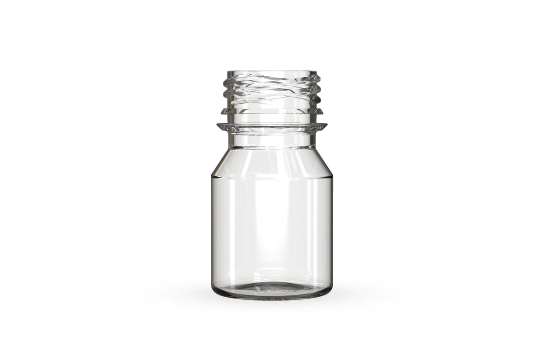 Chubby Gorilla Aviator Shot Bottle 30ml - Clear bottle & Clear Cap