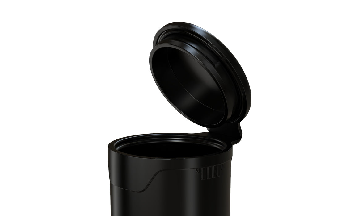 Chubby Gorilla Aviator CR - Popcap Tube 116mm - Opaque Black With Opaque Black Lid