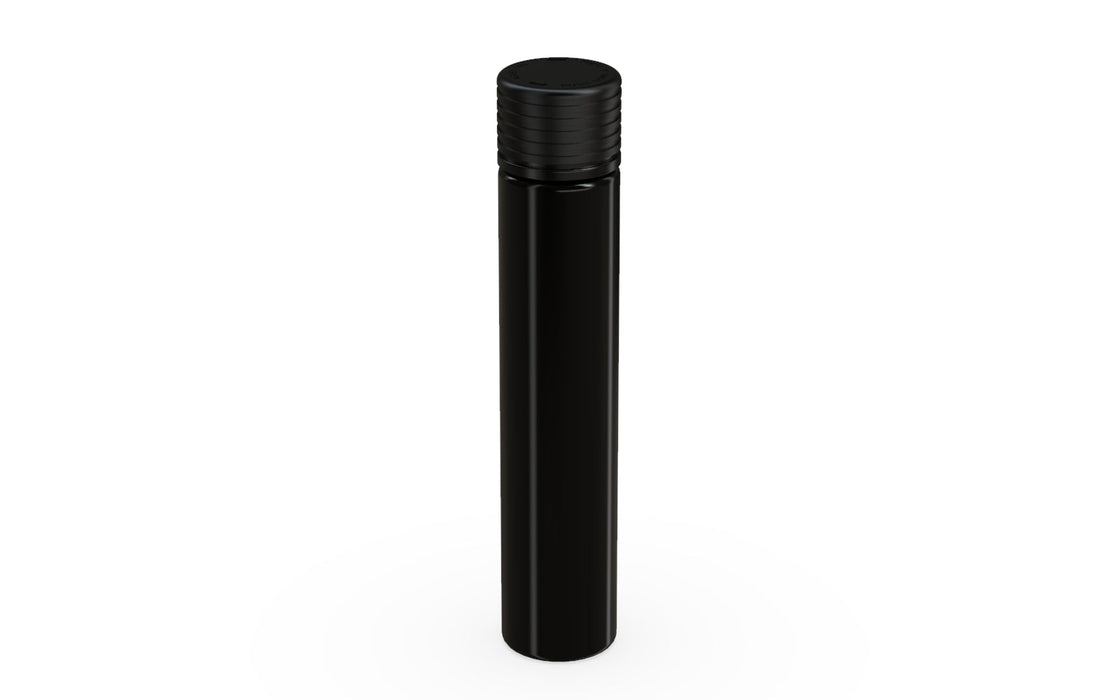 Spiral CR - Tube 115mm with Inner Seal & Tamper - Opaque Black with Opaque Black Lid