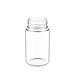 Chubby Gorilla - 75ML Stubby Unicorn Bottle - Clear Bottle / Natural Cap - V3 - Copackr.com