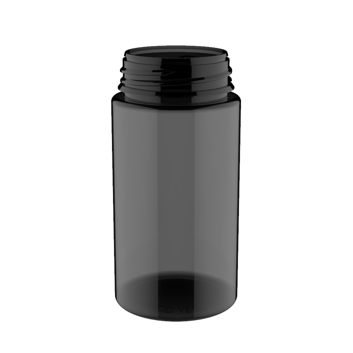 Chubby Gorilla - 200ML Unicorn Bottle - Transparent Black Bottle / Black Cap - V3 - Copackr.com
