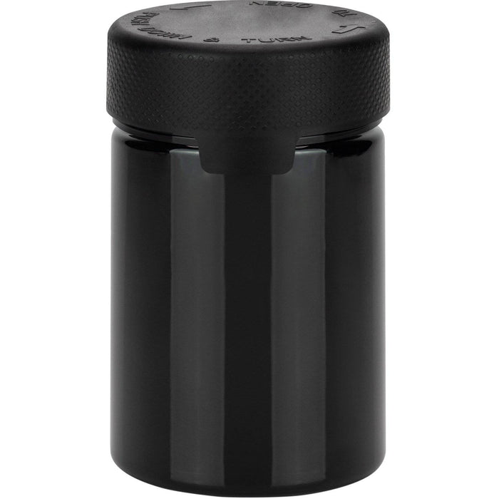 120CC/4FL.OZ/120ML Aviator CR - Container With Inner Seal & Tamper - Opaque Black With Opaque Black Lid - Copackr.com