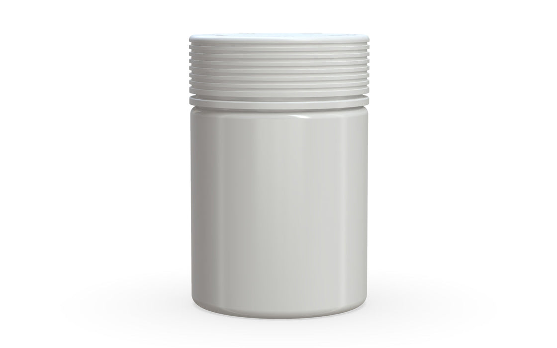 650CC/21.5FL.OZ Spiral CR - XL Container With Inner Seal & Tamper - Opaque White Container With Opaque White Lid