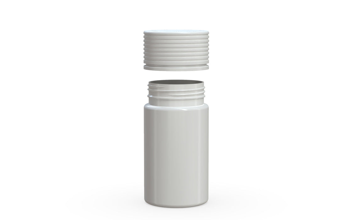 Chubby Gorilla - 60ML Mini Spiral Bottle - Opaque White Bottle / Opaque White Cap