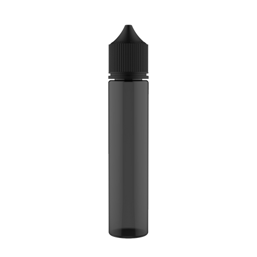 Chubby Gorilla - 75ML Unicorn Bottle - Transparent Black Bottle / Black Cap - V3 - Copackr.com