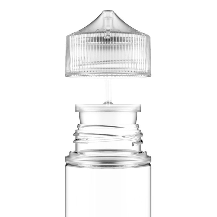 Chubby Gorilla - 75ML Stubby Unicorn Bottle - Clear Bottle / Natural Cap - V3 - Copackr.com