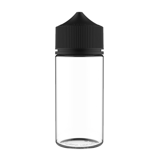 Chubby Gorilla - 100ML Unicorn Bottle - Clear Bottle / Black Cap - V3 - Copackr.com