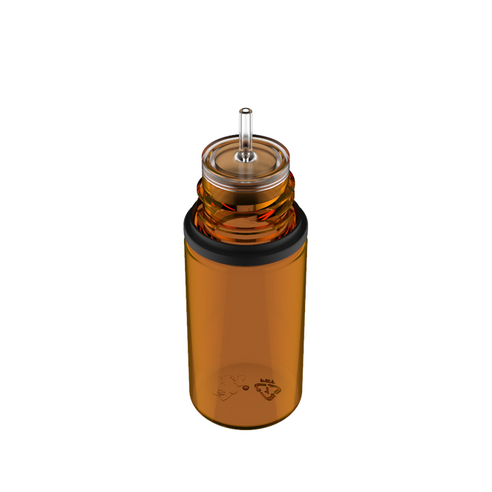 Chubby Gorilla - 30ML Stubby Unicorn Bottle - Amber Bottle / Black Cap - V3 - Copackr.com
