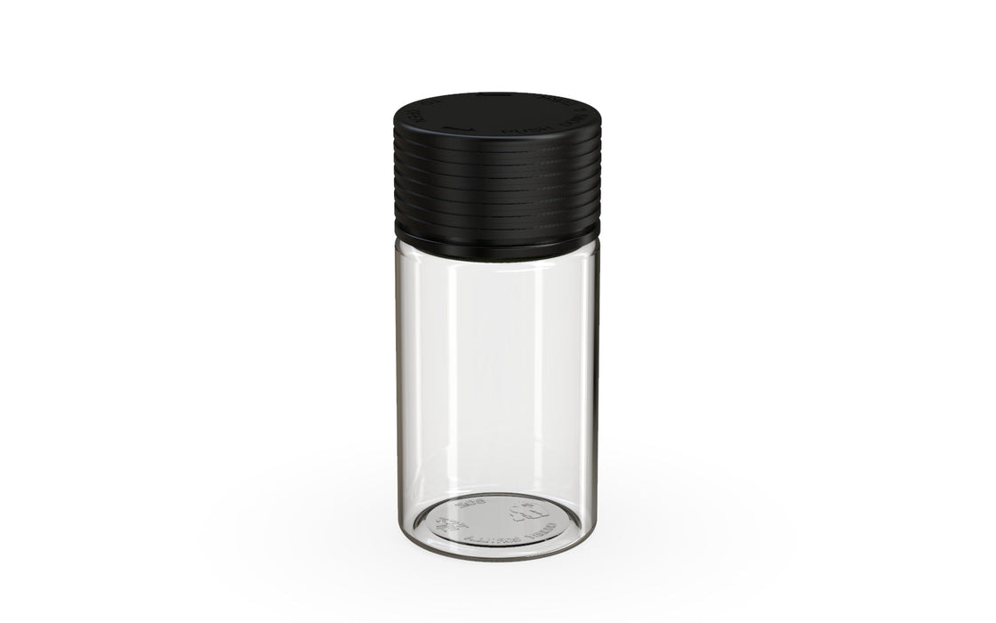 Chubby Gorilla - 60ML Mini Spiral Bottle - Clear Natural Bottle / Opaque Black Cap