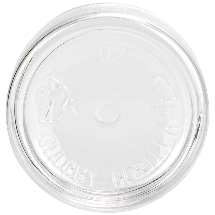 30CC/1FL.OZ/30ML Aviator CR - Container With Inner Seal & Tamper - Clear Natural With Opaque Black Lid - Copackr.com