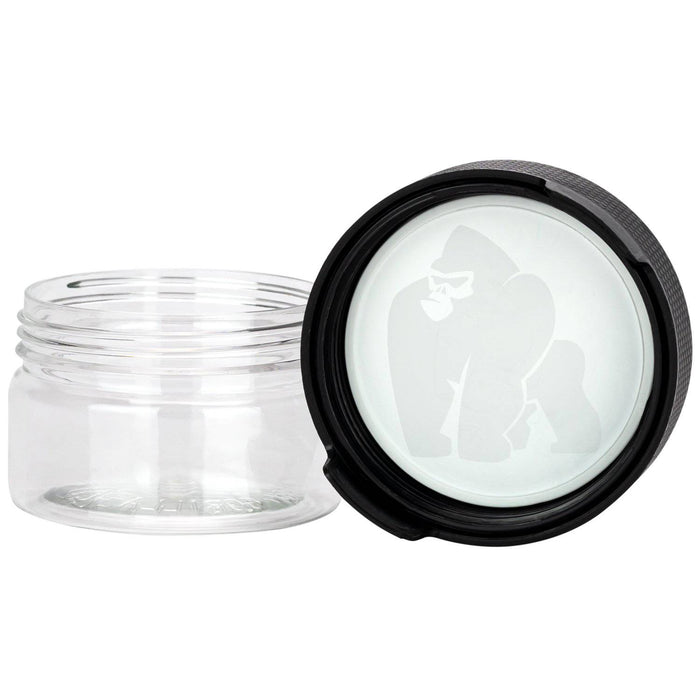 30CC/1FL.OZ/30ML Aviator CR - Container With Inner Seal & Tamper - Clear Natural With Opaque Black Lid - Copackr.com