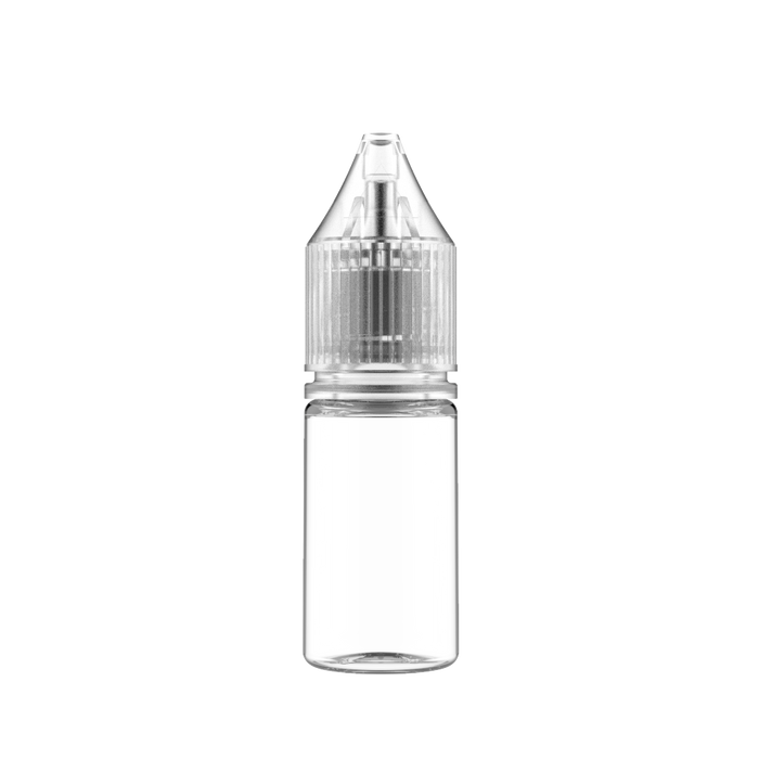 Chubby Gorilla - 10ML Unicorn Bottle - Clear Bottle / Clear Cap - V3 - With Reducer - Copackr.com